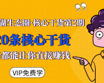 莫问江湖生态圈·核心干货第2期，20条核心干货，每一条都能让你直接赚钱-一米创业记