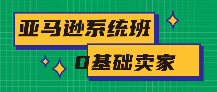 亚马逊系统班，专为0基础卖家量身打造，亚马逊运营流程与架构-一米创业记