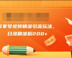 黄岛主引流课：百家号视频精准引流玩法，日涨精准粉200+-一米创业记