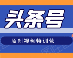 头条号原创视频特训营:一对一带你玩转短视频,新号10天日收益破252元-一米创业记