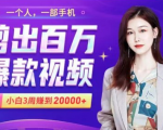 小白易上手的手机剪辑赚钱课，抓住短视频风口月赚2万+-一米创业记