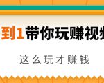从0到1带你玩赚视频号：这么玩才赚钱，日引流500+日收入1000+核心玩法-一米创业记