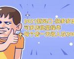 2021新风口-拼多多虚拟店：可多店批量操作，每个店一天收入在200-1000-一米创业记