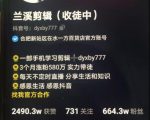 兰溪抖音混剪：一部手机学习剪辑，3个月涨粉580万-一米创业记