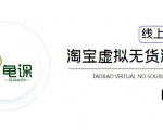 龟课·淘宝虚拟无货源电商5期，全程直播 现场实操，一步步教你轻松实现躺赚-一米创业记