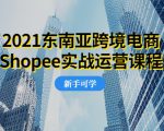 2021东南亚跨境电商Shopee实战运营课程，0基础、0经验、0投资的副业项目-一米创业记