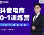 诸葛老王抖音电商0-1训练营，从0开始轻松破冷启动，引爆直播间-一米创业记