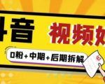 （燃烧好物）抖音视频好物分享实操课程（0粉+拆解+中期+后期）-一米创业记