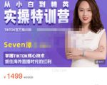 Seven漆:国内&TIKTOK短视频直播训练营,全球直播带货的风口赶紧乘风掘金-一米创业记