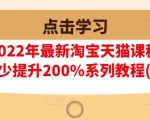 樊剑2022年最新淘宝天猫课程-转化率至少提升200%系列教程(高级)-一米创业记