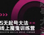 大播·五天起号魔鬼训练营，告别光学不练，逼自己上车，成败与否，5天拿到结果-一米创业记
