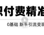 玩转知识付费项目精准引流，给你1套课多账号操作落地方案！-一米创业记