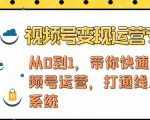 视频号变现运营，视频号+社群+直播，铁三角打通视频号变现系统-一米创业记