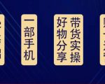 好物分享高阶实操课：0基础一部手机做好好物分享带货（24节课）-一米创业记