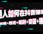 普通人如何在抖音赚到钱：策略 路线 规则 突破 赚钱（10节课）-一米创业记