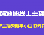 暴躁迪迪线上主播课，金牌主播教新手小白如何开播-一米创业记