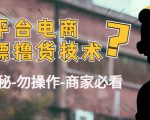 外面收费2980的全平台电商白嫖撸货技术（仅揭秘勿操作-商家防范必看）-一米创业记