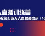 无人直播训练营：手把手教您打造无人直播操盘手（16节课时）-一米创业记