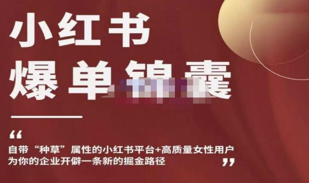 小红书爆单锦囊,自带种草属性+高质量女性用户,为你的企业开辟一条新的掘金路径-一米创业记