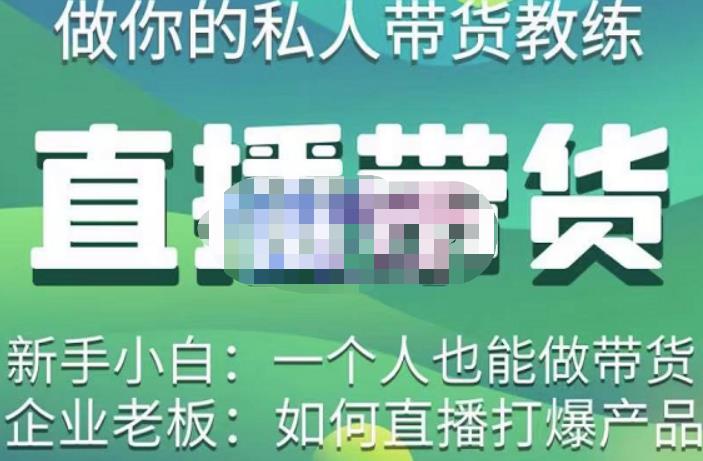 硬核传媒·直播带货（私人教练），实操实战教学，通俗易懂，学完后新手小白一个人也能做带货-一米创业记