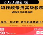 2023短视频好物分享带货，好物带货高级教程，高手一句点拨，新手也能快速上手-一米创业记
