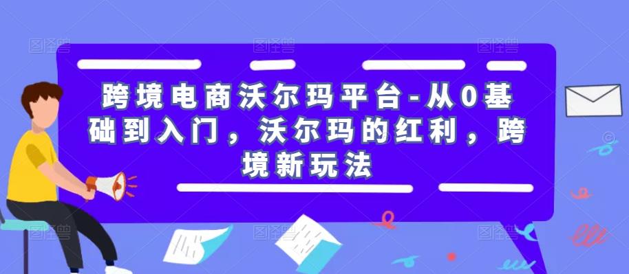 跨境电商沃尔玛平台-从0基础到入门，沃尔玛的红利，跨境新玩法-一米创业记