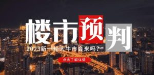 樱桃大房子2023楼市预判：新一轮大牛市会来吗？【付费文章】-一米创业记