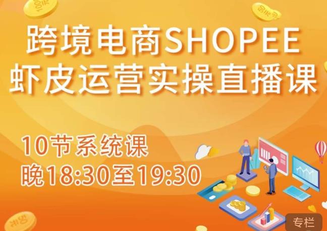 跨境电商Shopee虾皮运营实操直播课，从零开始学，入门到精通（10节系统课）-一米创业记