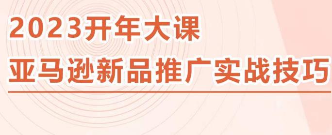 2023亚马逊新品推广实战技巧，线下百万美金课程的精简版，简单粗暴可复制，实操性强的推广手段-一米创业记