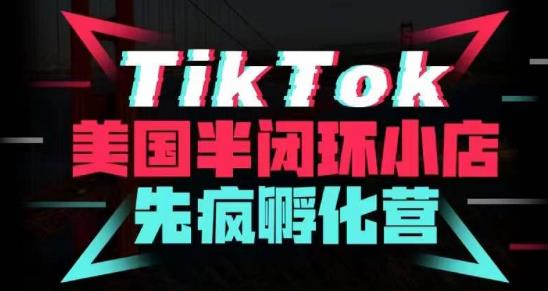 疯人院·TikTok美国半闭环小店孵化营，抢占TikTok美国蓝海市场，开店、运营、带货、投流全实操-一米创业记