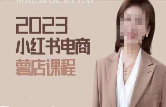 2023小红书电商课，新手小白从0~1玩转小红书薯店电商-一米创业记