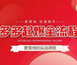 互力-多多新品打爆全流程，拼多多14天拉搜索自然流量，更落地·快速提升-一米创业记