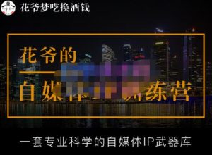 花爷的自媒体IP训练营【14期】,一套专业科学的自媒体IP武器库（更新2023年3月）-一米创业记