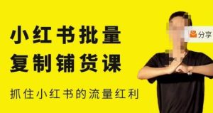 张宾·小红书批量复制铺货课，小红书0-1快速起号变现玩法，抓住小红书的流量红利（更新2023年3月）-一米创业记