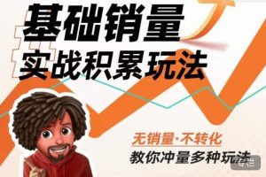 内功丨淘系基础销量实战积累玩法，无销量·不转化，教你冲量多种玩法-一米创业记