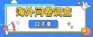 外面收费5000+海外问卷调查口子查项目,认真做单机一天200+【揭秘】-一米创业记