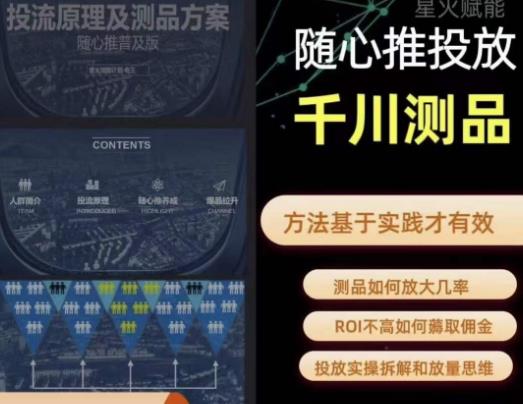 爱做号的老王·随心推+千川投流，投放实操拆解和放量思维，投流原理、千川测品-一米创业记