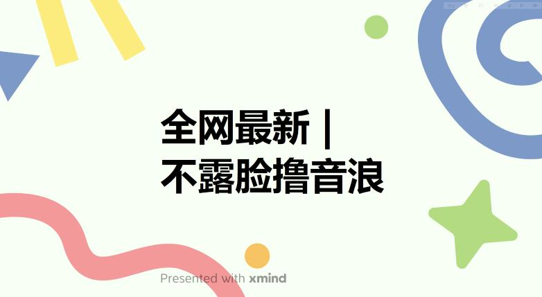 全网最新不露脸撸音浪,跑通自动化成交闭环,实现出单+收徒收益最大化【揭秘】-一米创业记
