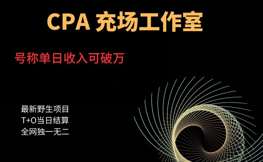 cpa充场工作室，号称单日收入10000+（揭秘）-一米创业记