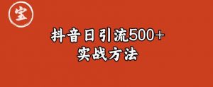 宝哥抖音直播引流私域的6个方法，日引流500+-一米创业记