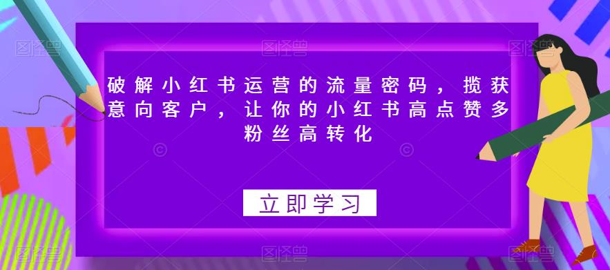 破解小红书运营的流量密码，揽获意向客户，让你的小红书高点赞多粉丝高转化-一米创业记