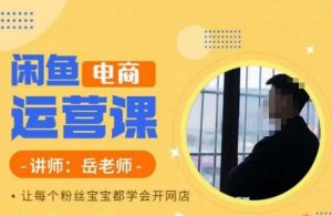 岳老师·闲鱼电商运营课，让每个粉丝宝宝都学会开网店-一米创业记