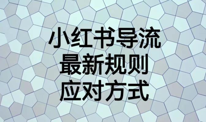 小红书导流最新规则应对方式【揭秘】-一米创业记