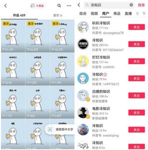 抖音冷知识快速涨粉变现玩法，爆火冷知识项目拆解，成品日赚500+【拆解】-一米创业记