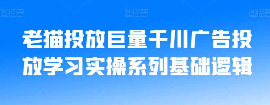 老猫投放巨量千川广告投放学习实操系列基础逻辑-一米创业记