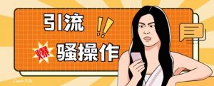 最新引流骚操作，单账号日引50-100，简单粗暴，适合于小白各行各业都可以进行操作，精准粉丝加到爆-一米创业记