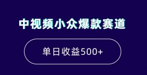 中视频小众爆款赛道，7天涨粉5万+，小白也能无脑操作，轻松月入上万【揭秘】-一米创业记