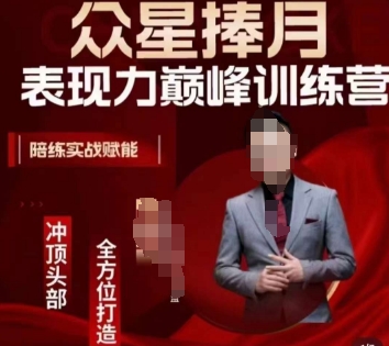 众星捧月表现力巅峰训练营，全方位打造，陪练实战赋能-一米创业记