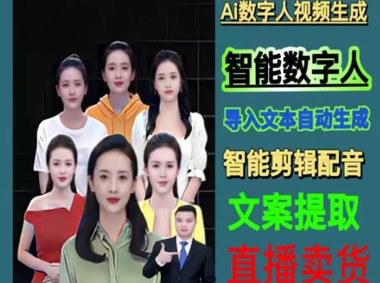 伍老师Ai数字人快速剪辑制作以及变现视频课-一米创业记