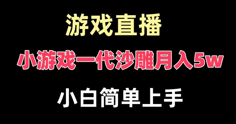 玩小游戏一代沙雕月入5w，爆裂变现，快速拿结果，高级保姆式教学【揭秘】-一米创业记